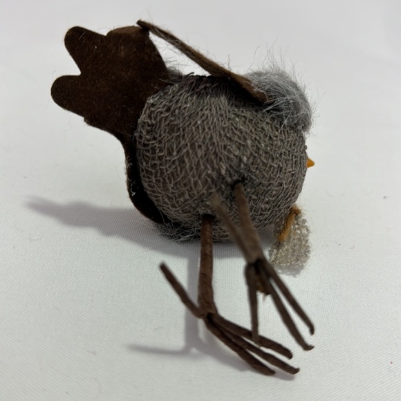 Lot 4 Christmas Holiday Ornaments Feather & Or Twigs Decorations Used - Picture 8 of 12